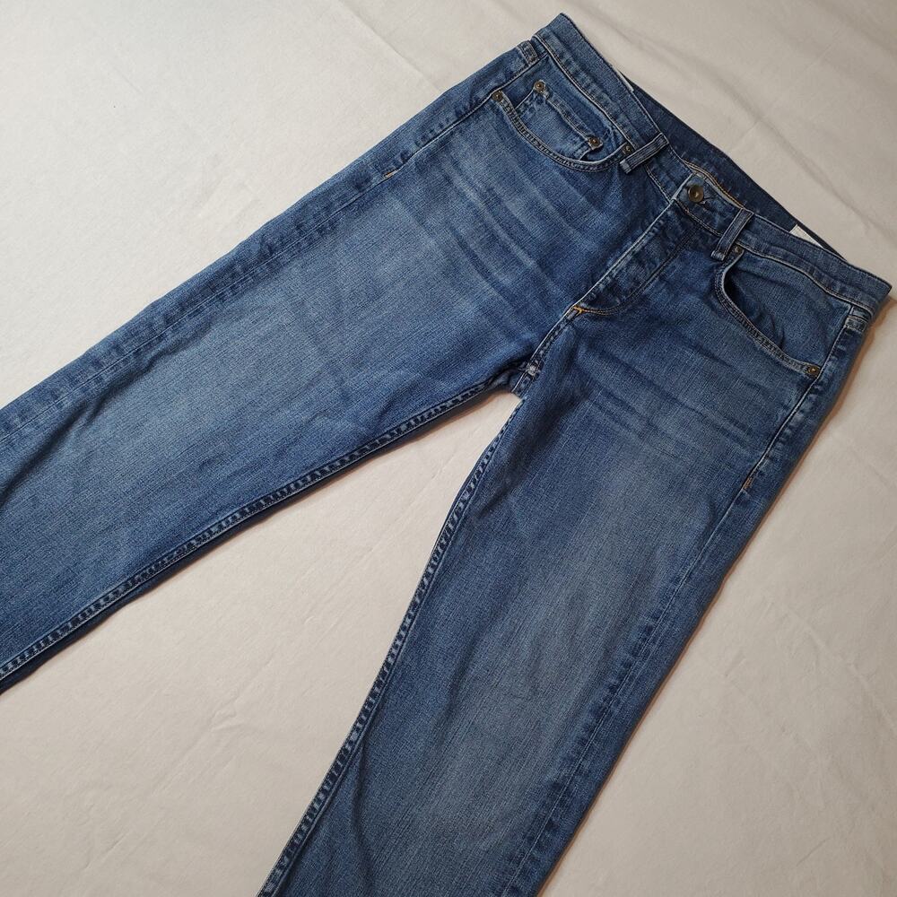 Rag and Bone Men's Size 31X29 Fit 2 Slim Jeans Button Fly Blue Denim